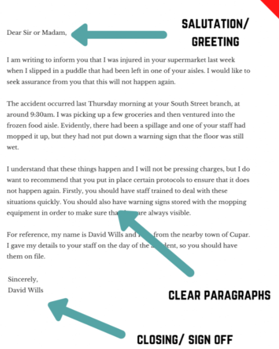 TASK 1 GENERAL 2 Semi-formal Letter